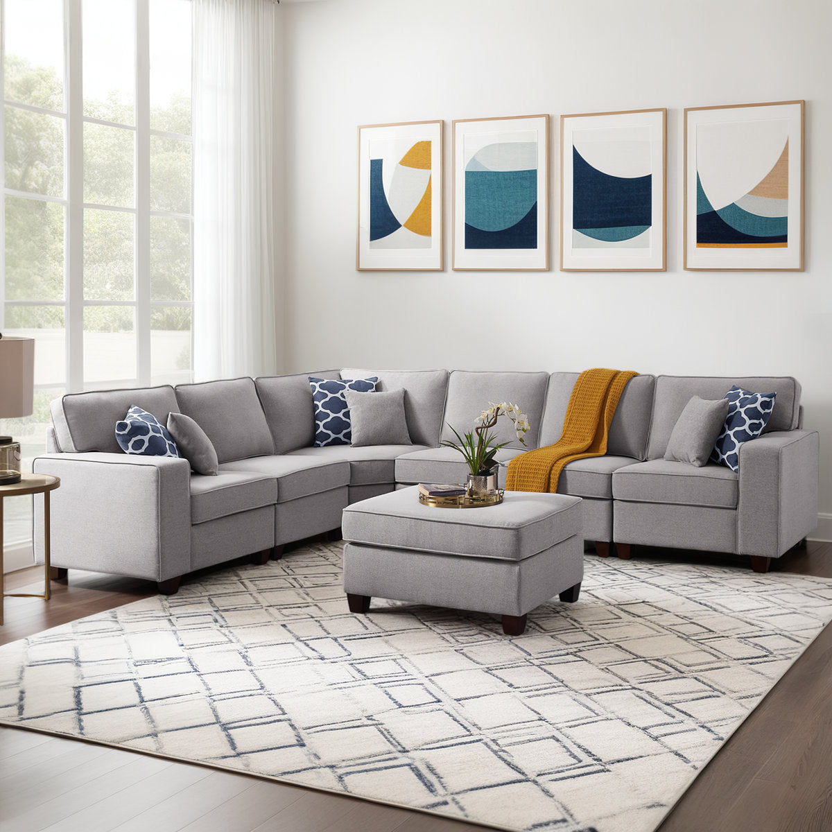 Forbestown 7 - Piece Upholstered Sectional
