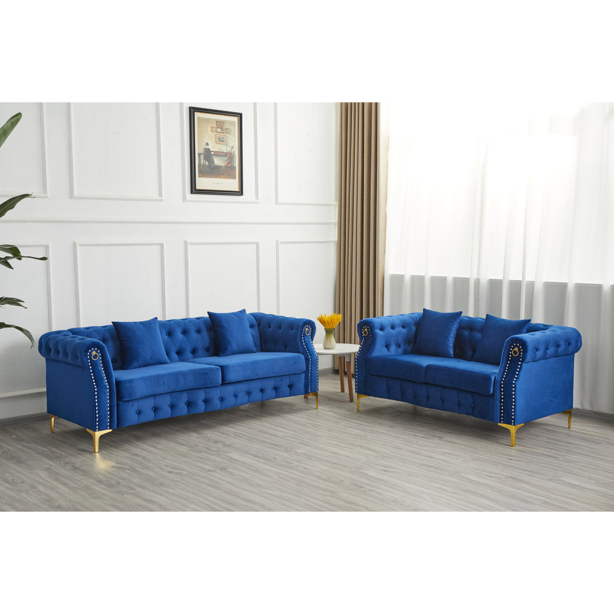 Frotten 2 - Piece Velvet Living Room Set