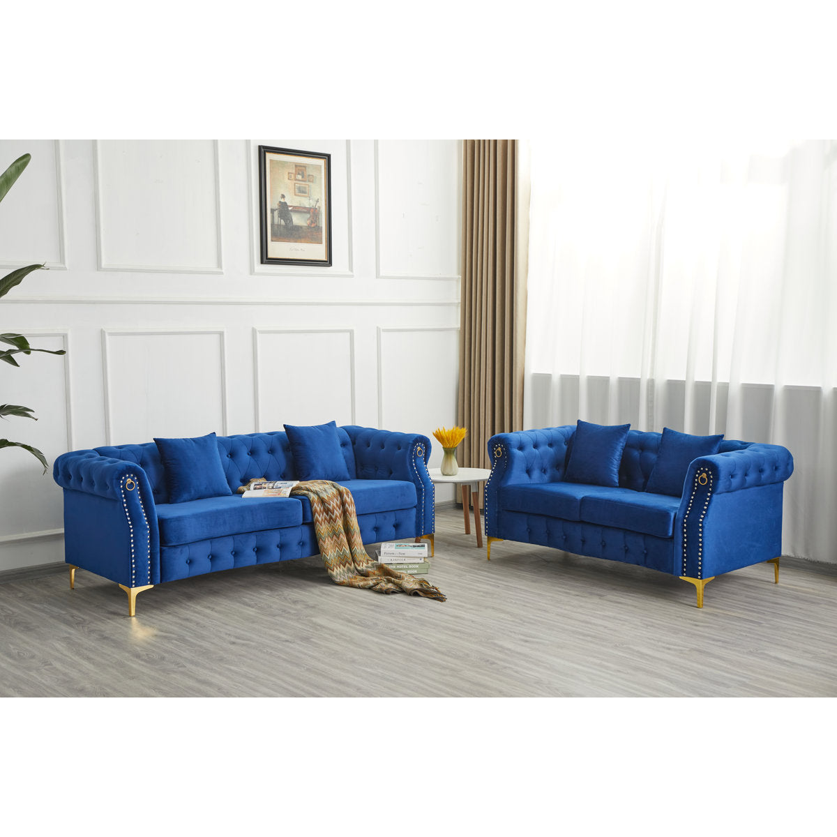 Frotten 2 - Piece Velvet Living Room Set