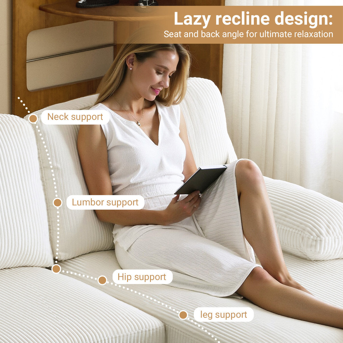 George Oliver 111‘W U-Shaped Sectional