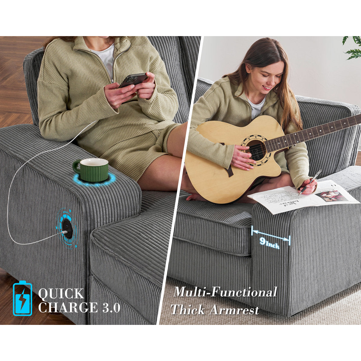 Glendora 112'' Sectional