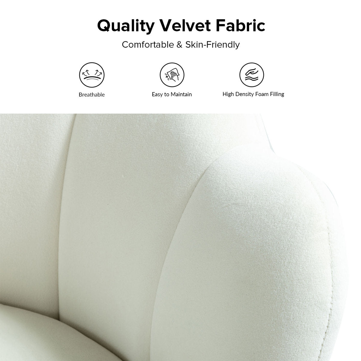 Hendrix 3 - Piece Velvet Living Room Set