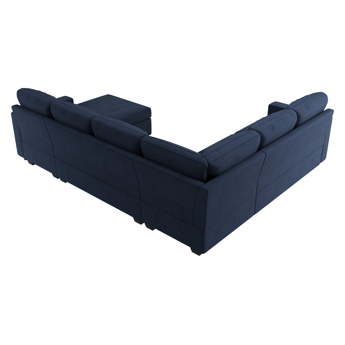 Hildur U-Shaped Sectional Sofa Bed Pull Out Sleeper Couch With Storage Chaise