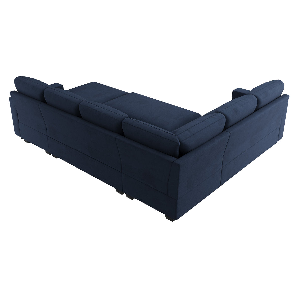 Hildur U-Shaped Sectional Sofa Bed Pull Out Sleeper Couch With Storage Chaise