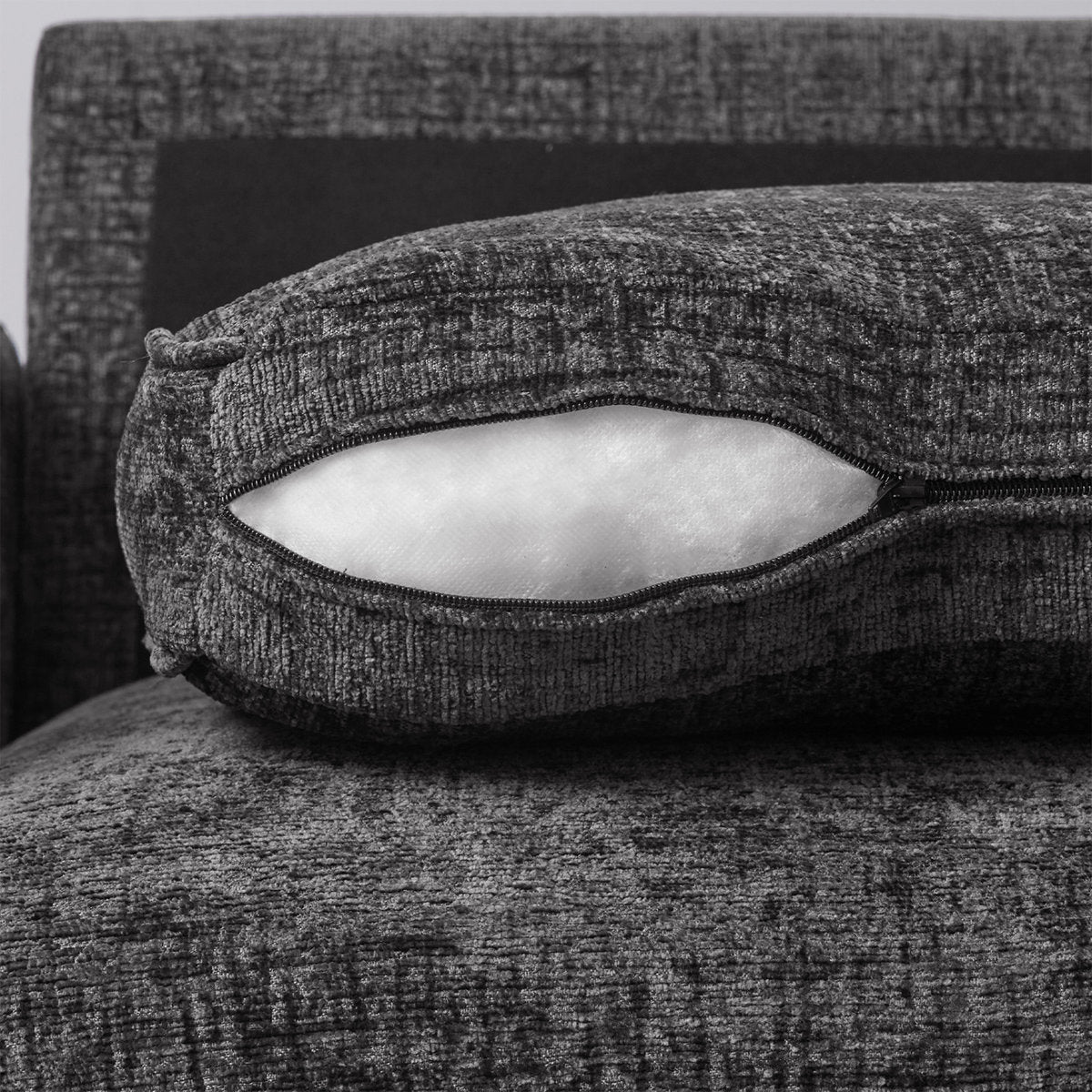 Hymes 101.5'' Wide L-Shaped 3-Seat Sofa Apartment Storage Couch With Detachable Cushion, Modular Sectional Sofa With Ottoman