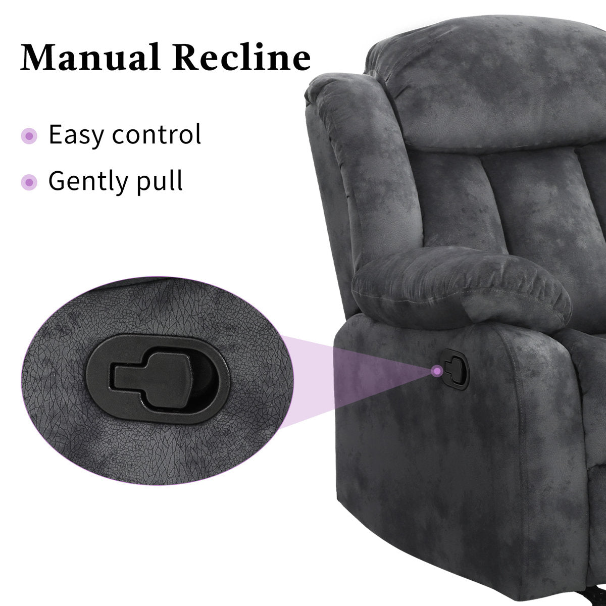 Ireneo 3 - Piece Manual Reclining Living Room Set, Couch Sets With Recliners