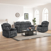Ireneo 3 - Piece Manual Reclining Living Room Set, Couch Sets With Recliners