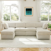 Joko Reversible Modular Corner Sectional Sofa With Ottoman