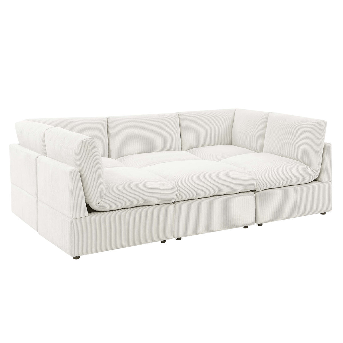 Kyanne Priyen 98" Wide Symmetrical Modular Corner Sectional