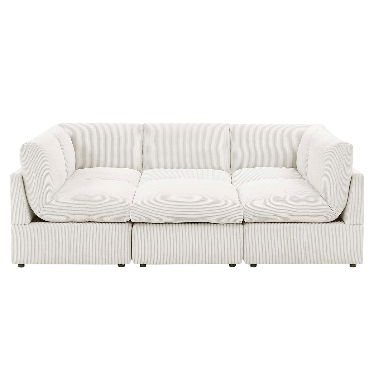 Kyanne Priyen 98" Wide Symmetrical Modular Corner Sectional