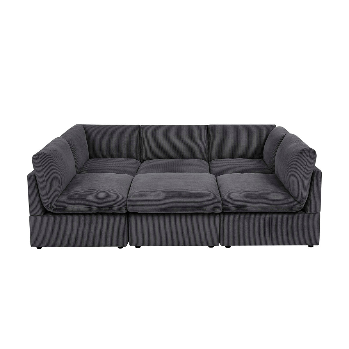 Kyanne Priyen 98" Wide Symmetrical Modular Corner Sectional