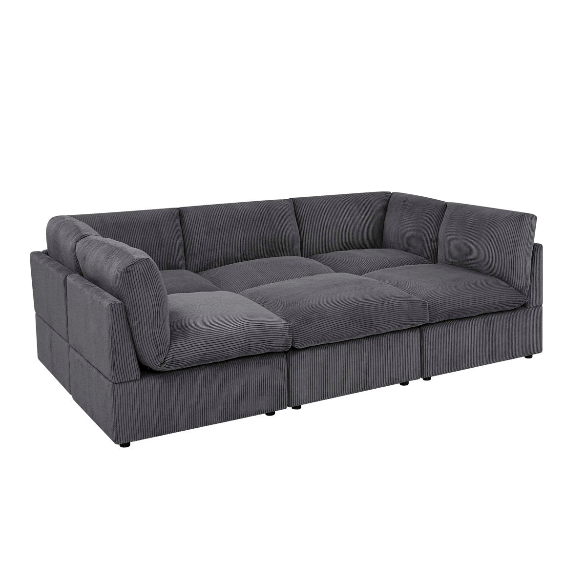 Kyanne Priyen 98" Wide Symmetrical Modular Corner Sectional