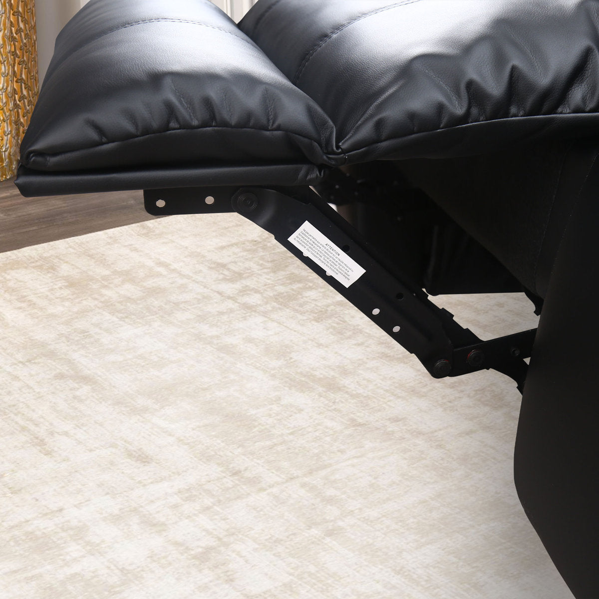 Lamyiah 3-Piece Soft Faux Leather Manual Reclining Living Room Set with Cup Holders and Console