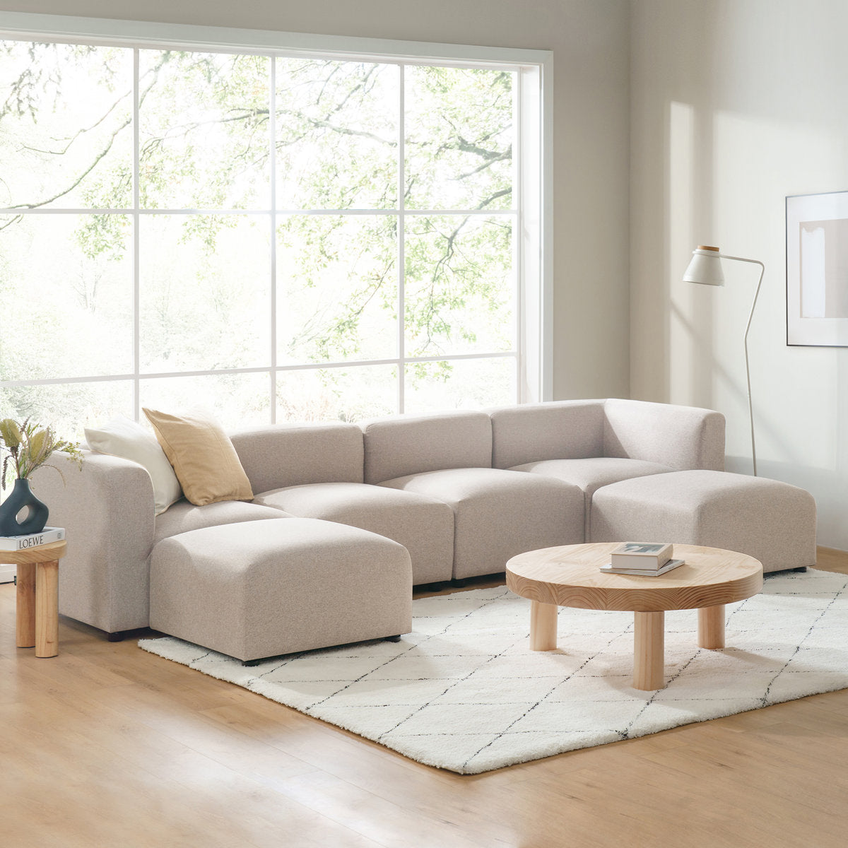 Luca 6 - Piece Upholstered Sectional