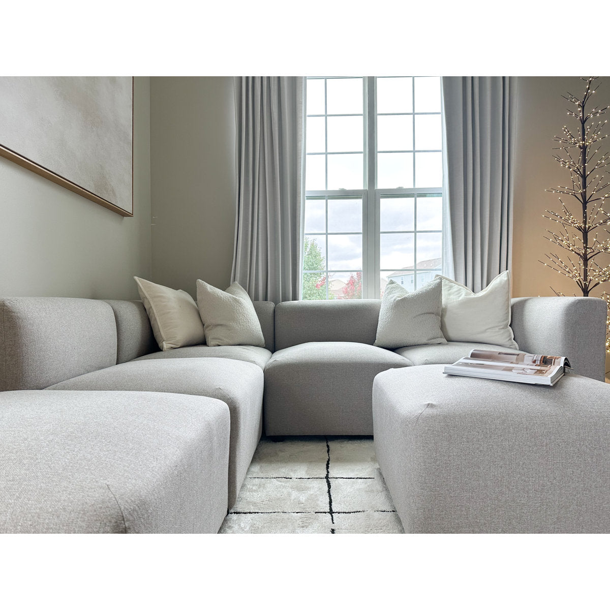 Luca 6 - Piece Upholstered Sectional