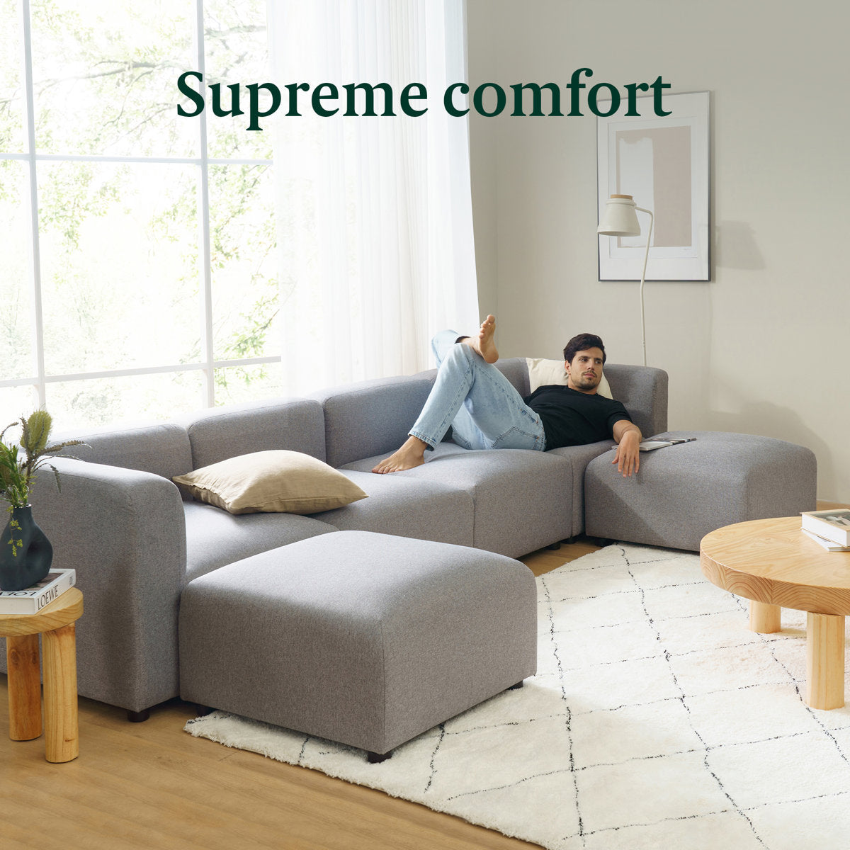 Luca 6 - Piece Upholstered Sectional