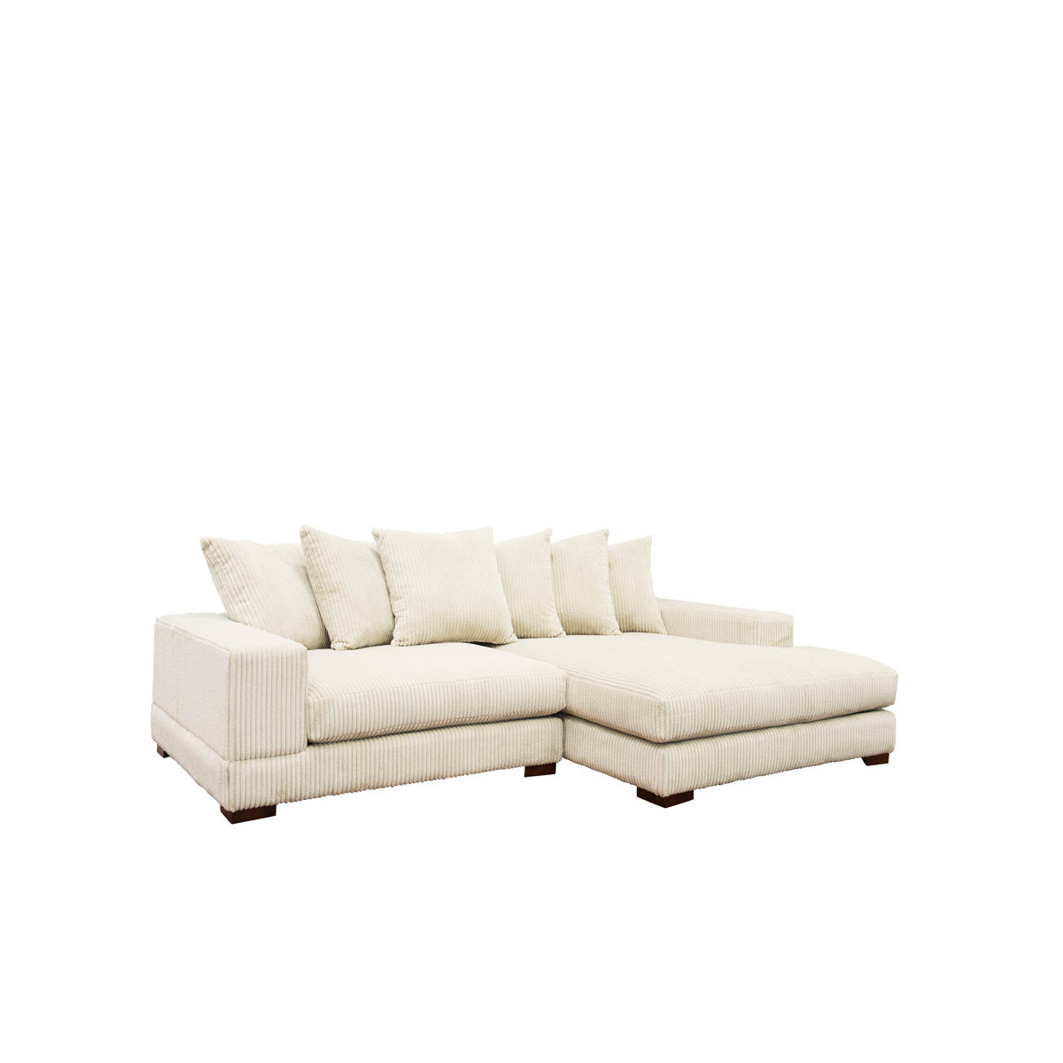 Luxe 108" Corduroy Sectional
