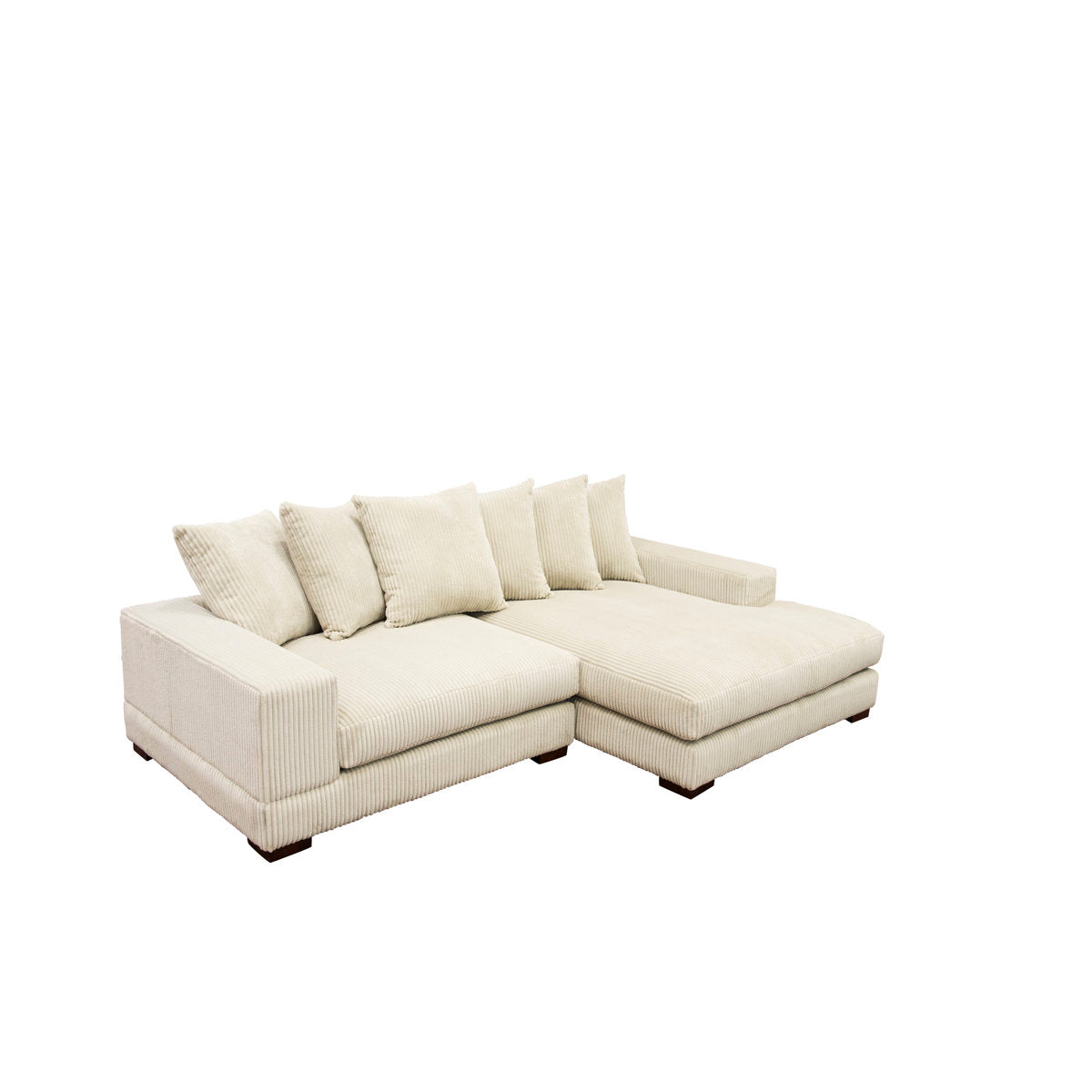 Luxe 108" Corduroy Sectional