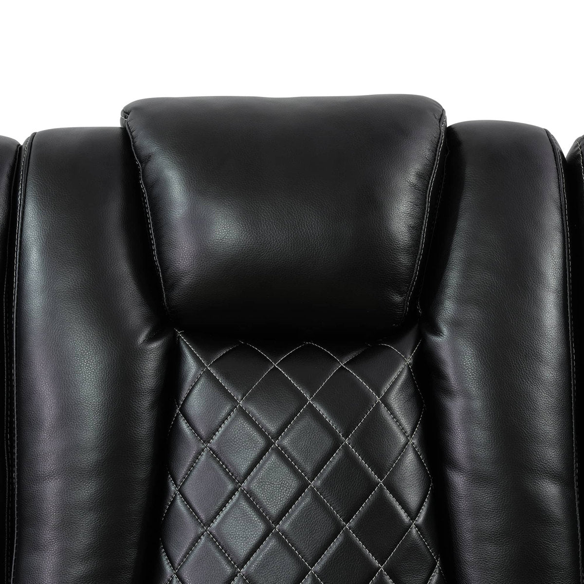 Maceson 3 - Piece Movie Theater Recliner Set with LED Light