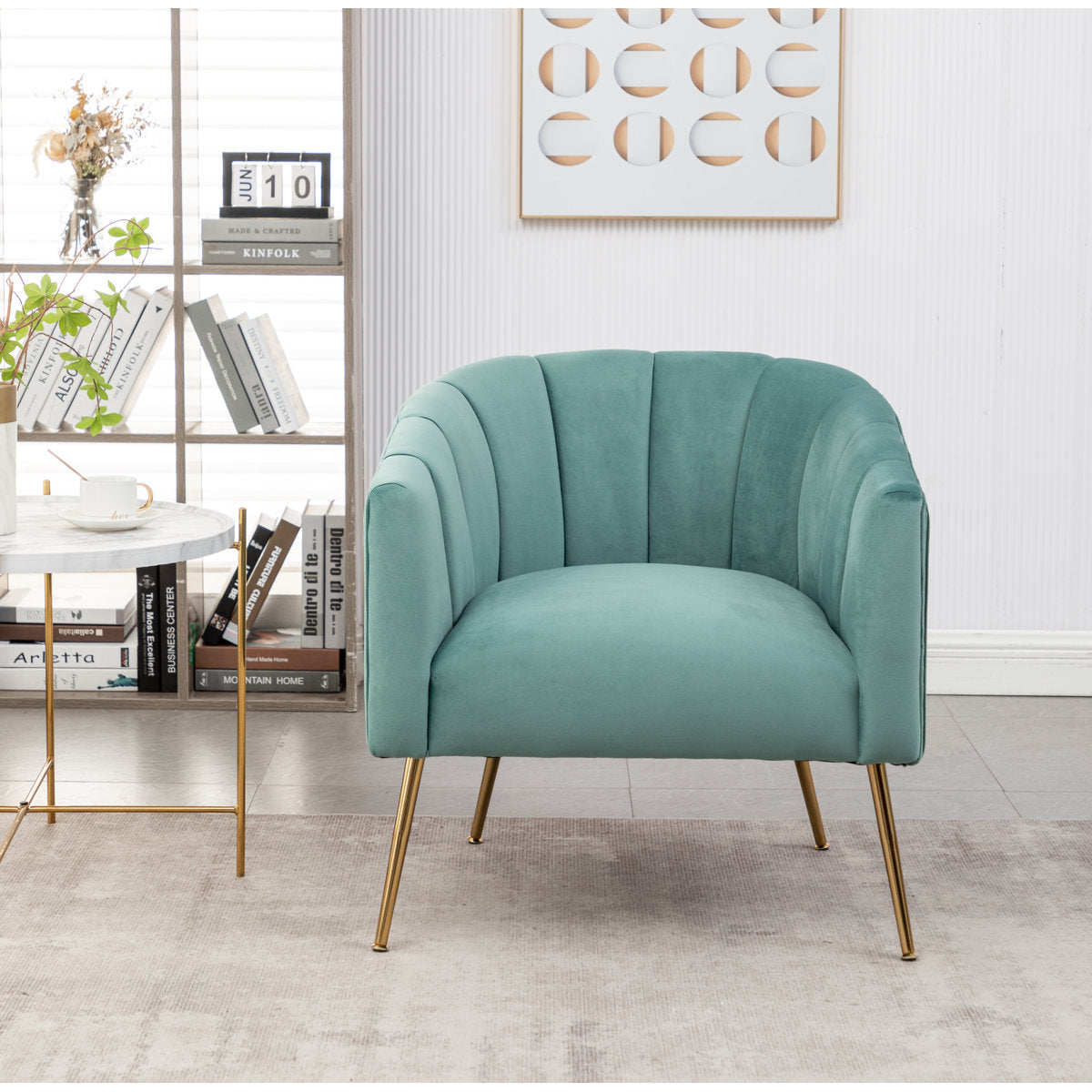 Mariantonietta 4 - Piece Velvet Living Room Set