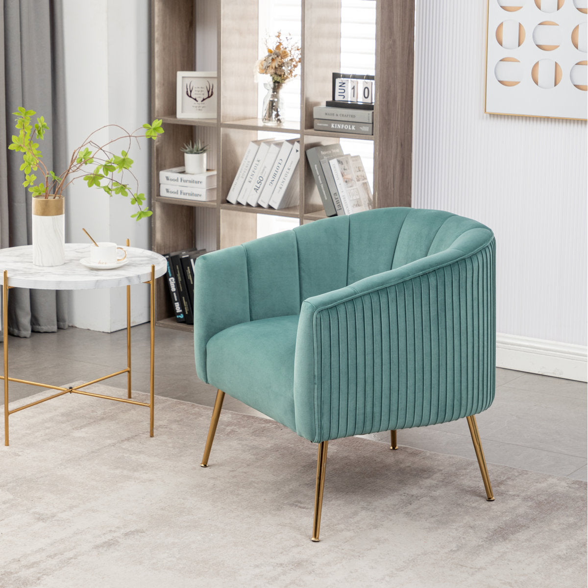 Mariantonietta 4 - Piece Velvet Living Room Set