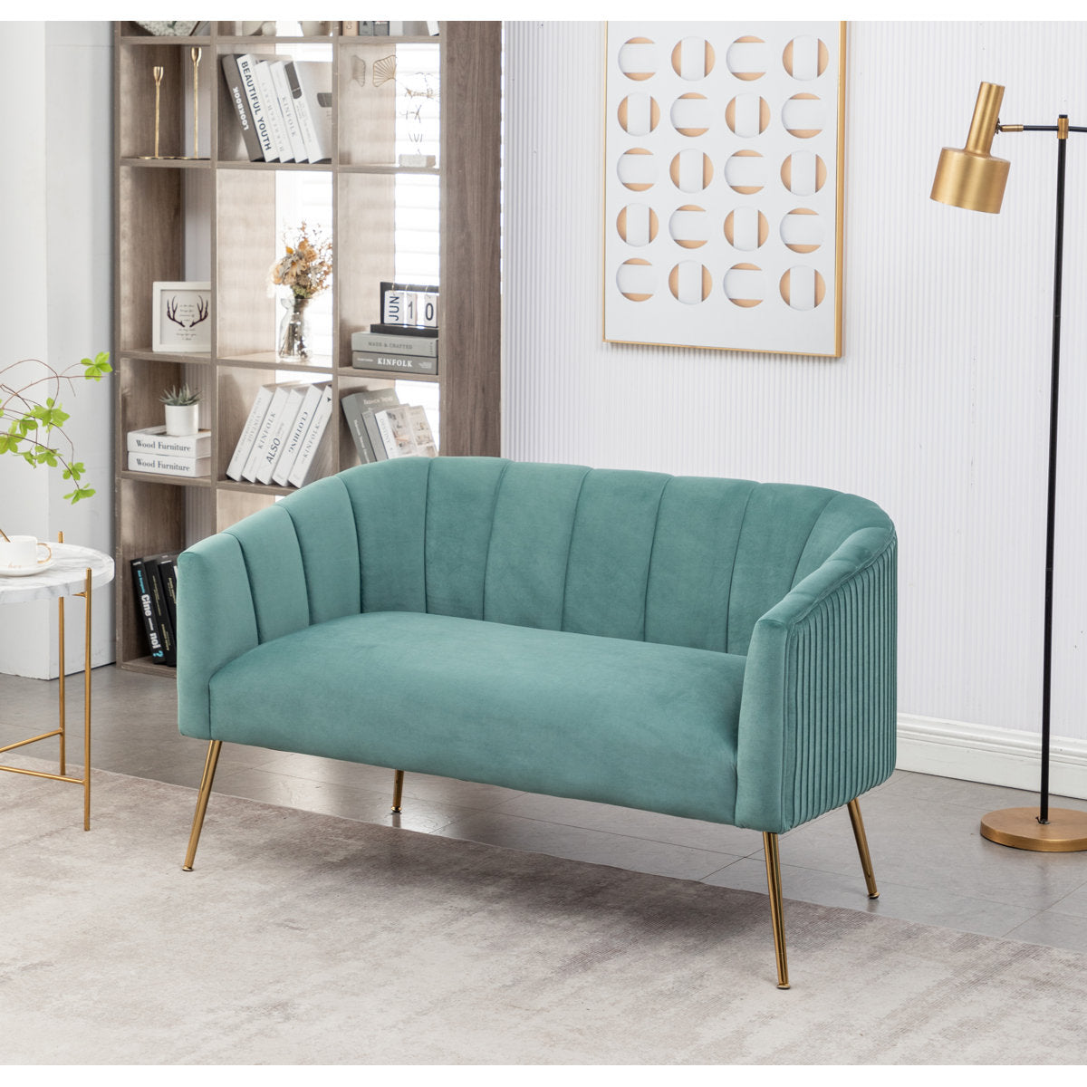 Mariantonietta 4 - Piece Velvet Living Room Set