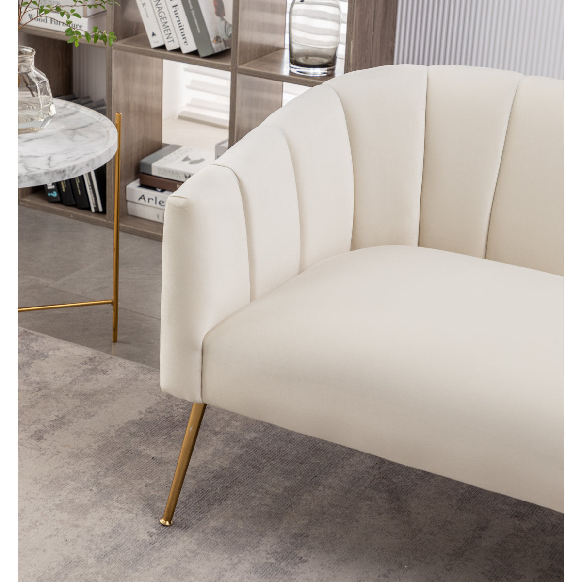 Mariantonietta 4 - Piece Velvet Living Room Set