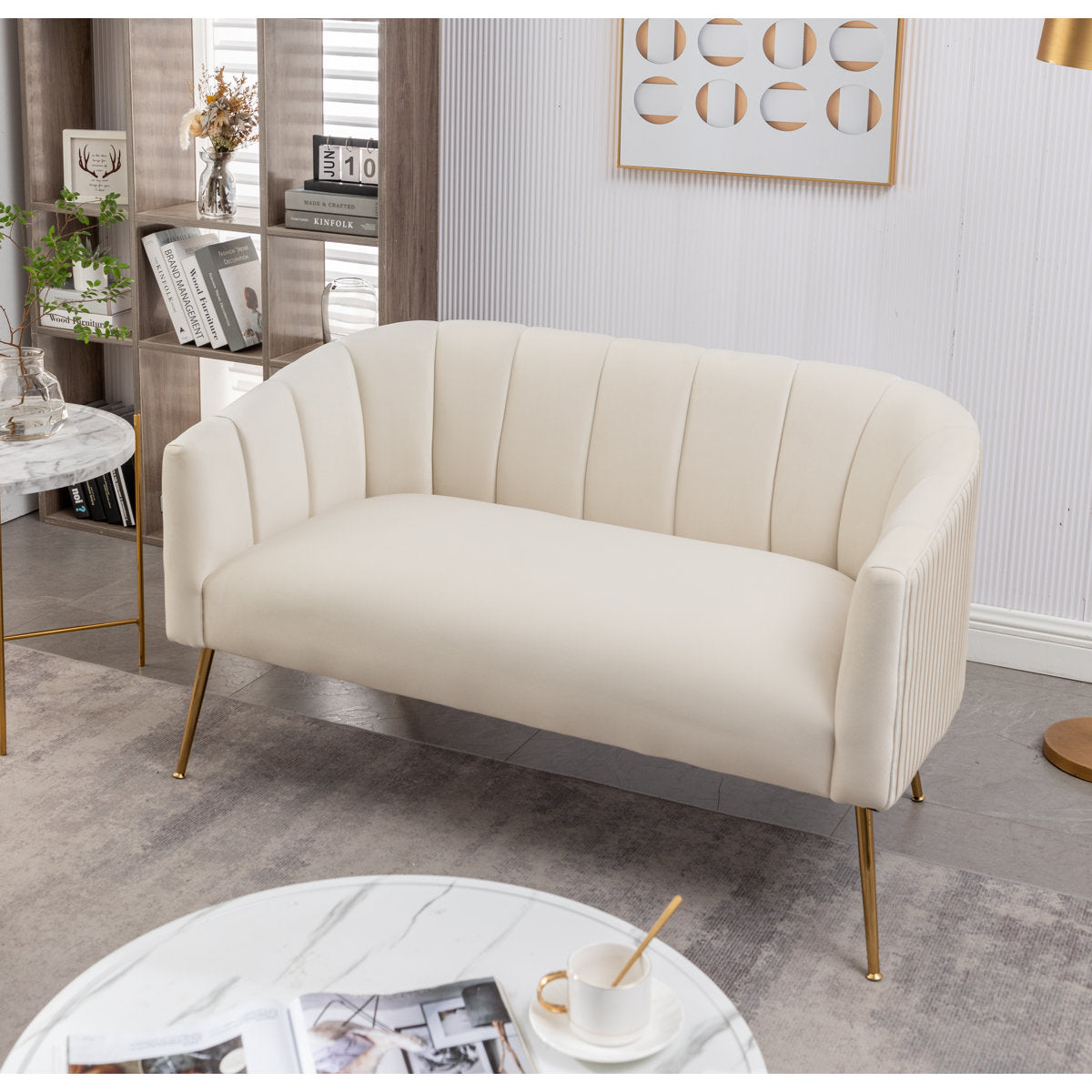 Mariantonietta 4 - Piece Velvet Living Room Set