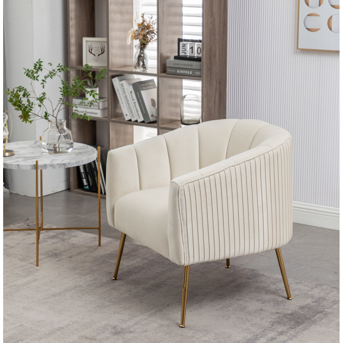 Mariantonietta 4 - Piece Velvet Living Room Set