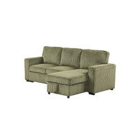 Maslynn Chenille Pull-out Sleeper Sectional