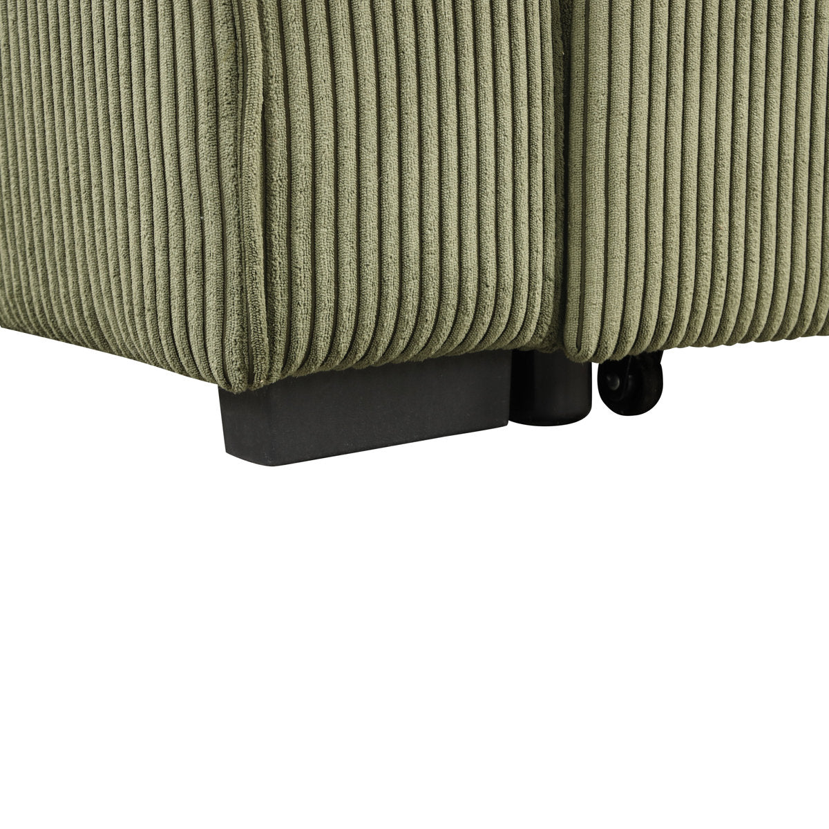 Maslynn Chenille Pull-out Sleeper Sectional