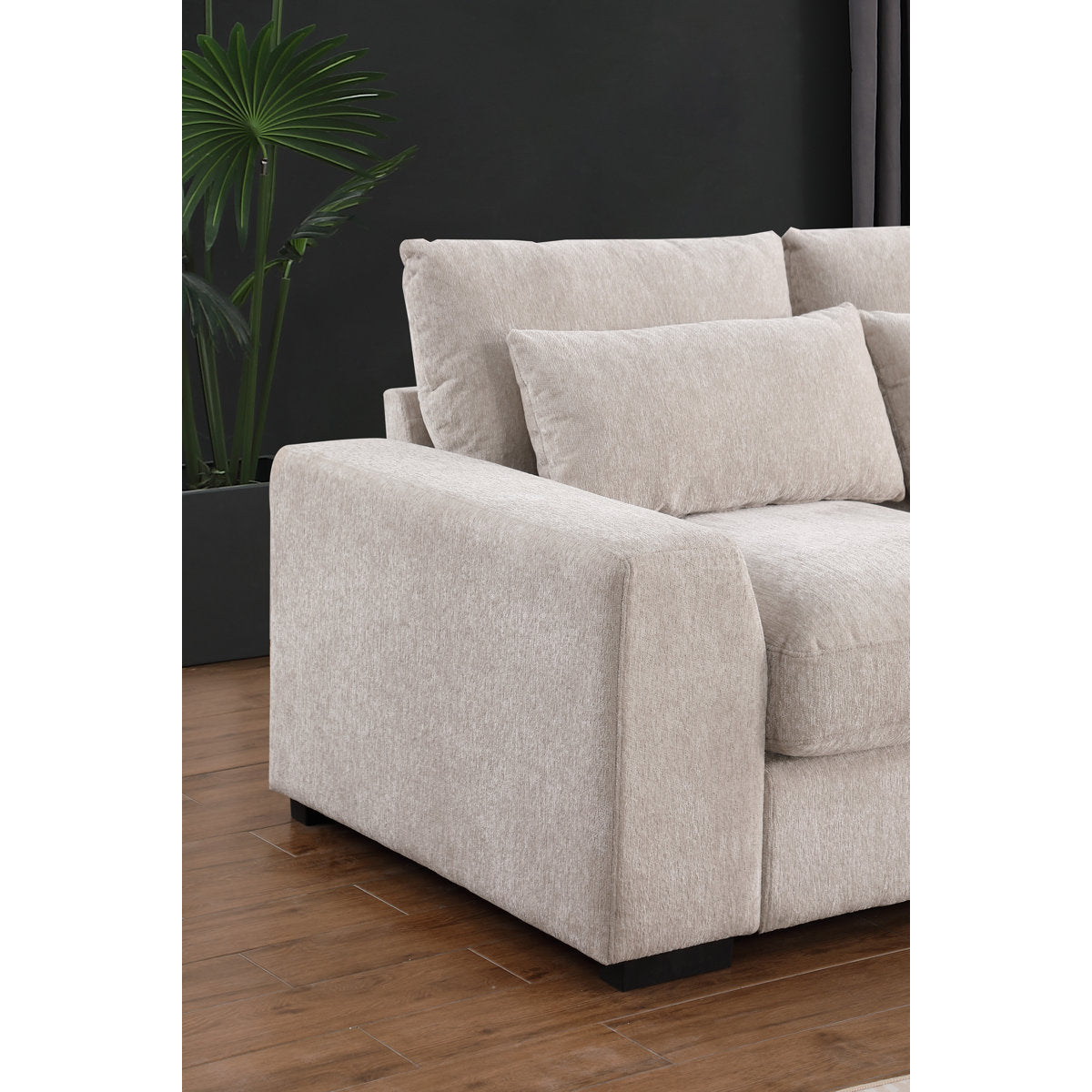 Mauralia Piece Upholstered Chaise Sectional