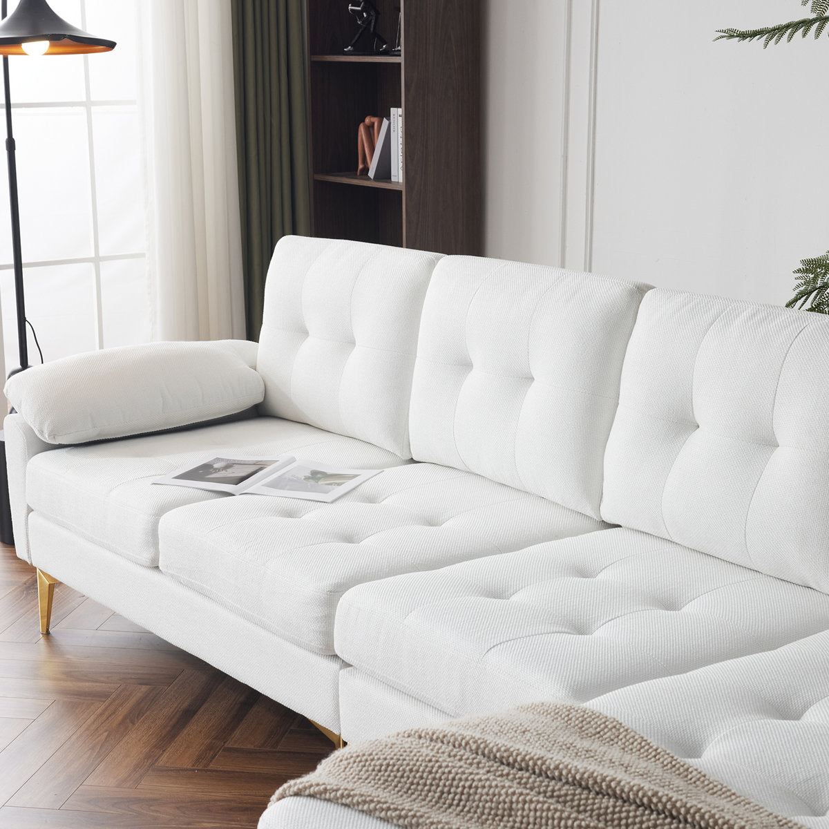 Mercer41 110'' W Point Tufed L-Shaped Sectional