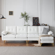 Mercer41 110'' W Point Tufed L-Shaped Sectional