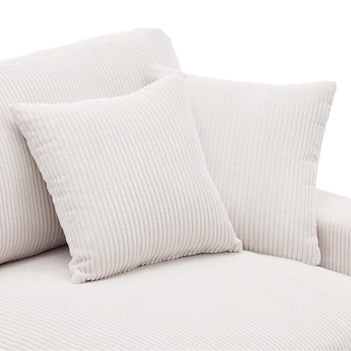 Milbrey 2 - Piece Corduroy Sectional