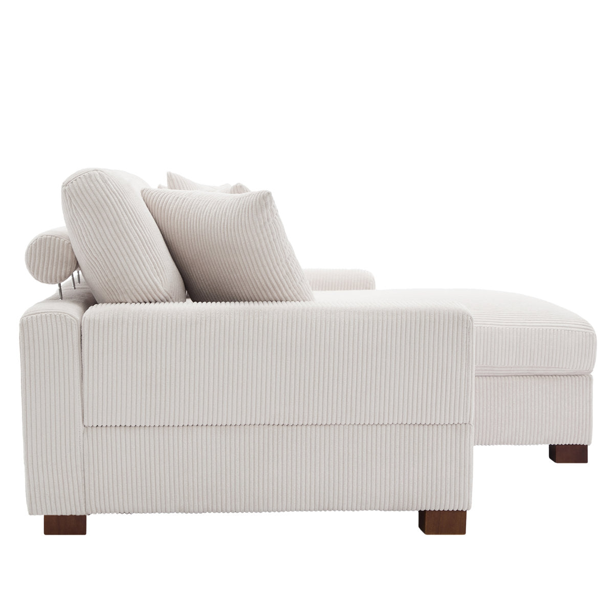 Milbrey 2 - Piece Corduroy Sectional