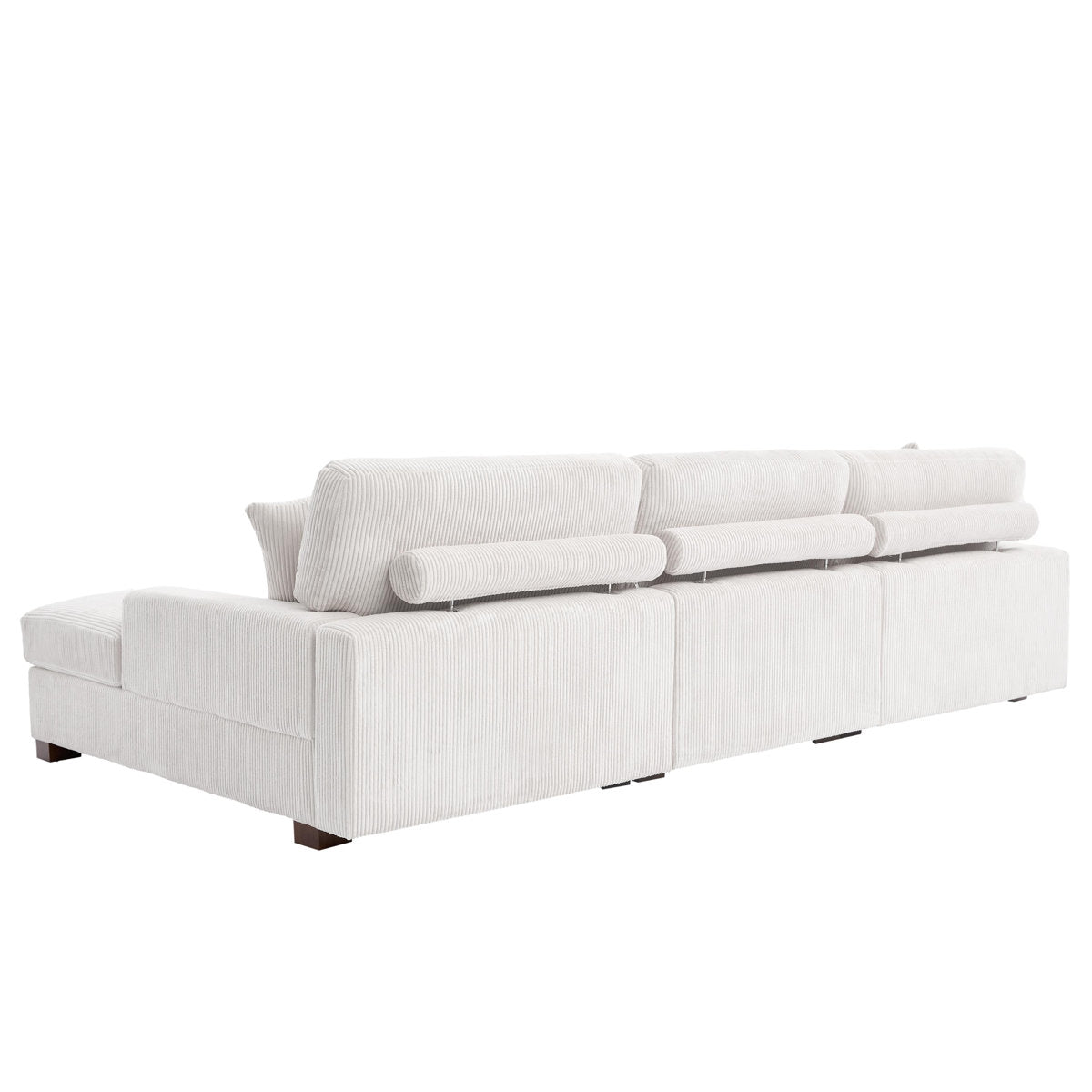 Milbrey 3 - Piece Corduroy Modular Sectional Sofa