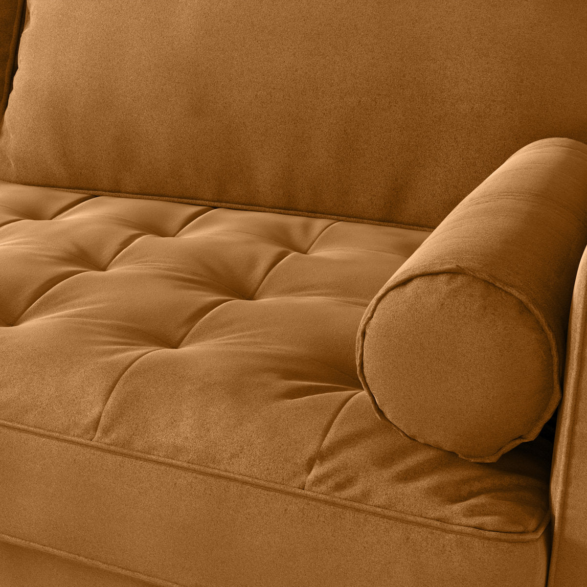 Mirei Velvet Square Arm Living Room Set