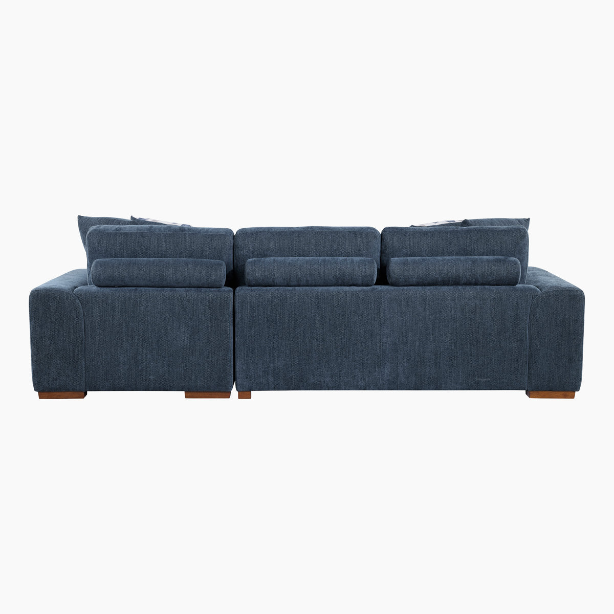 Odesser  115"W 2-Piece Chenille Sectional Sofa Sleeper with Chaise