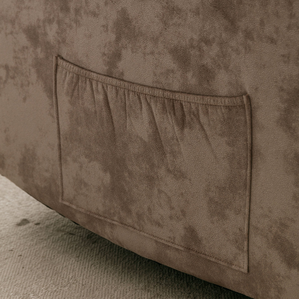 Quiteris 2-Piece Microsuede Upholstery Mannual Reclining Living Room Set with Cupholders