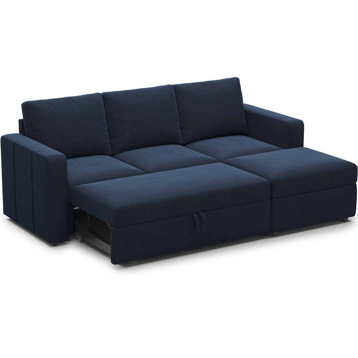 Rafael L Shaped Sofa Pull Out Sofa Bed Convertible Modular Sectional Couch Sleeper For Apartment