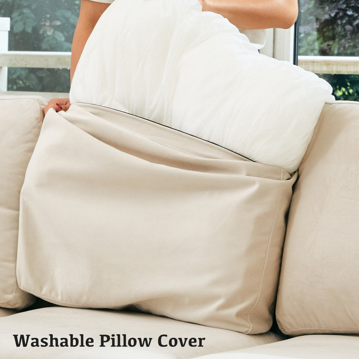 Rafael Velvet Chenille U Shaped Modular Sectional Sofa Apartment Pull Out Sofa Bed Sleeper Corner Sofa With Storage Ottoman