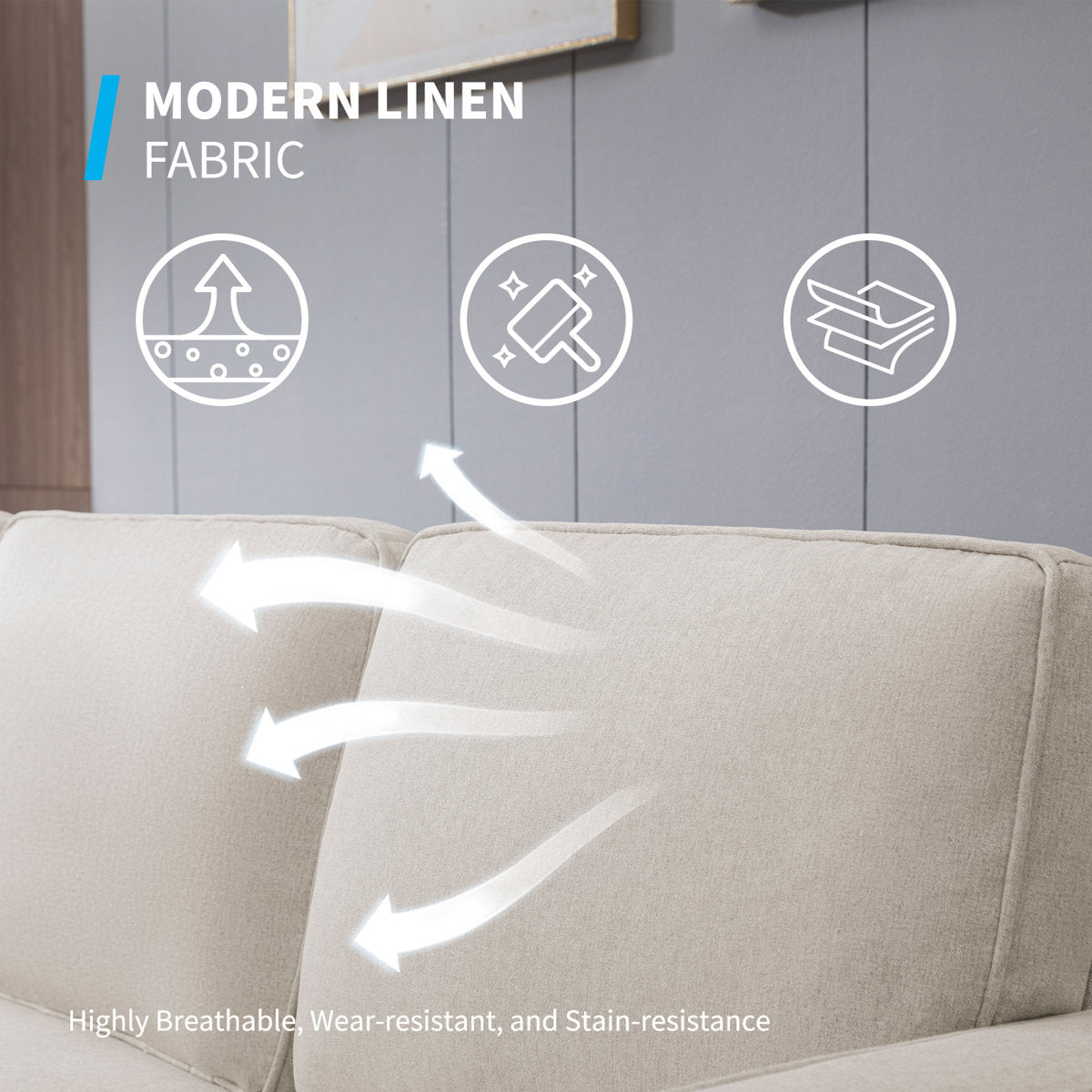 Raylina 4 - Piece Living Room Set