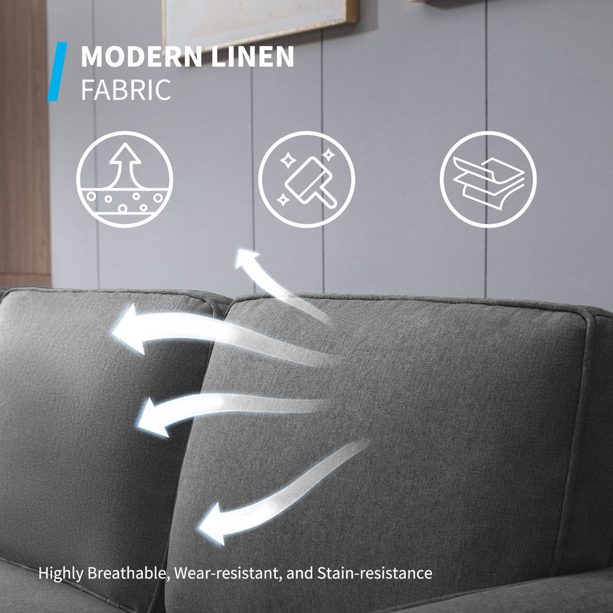 Raylina 4 - Piece Living Room Set