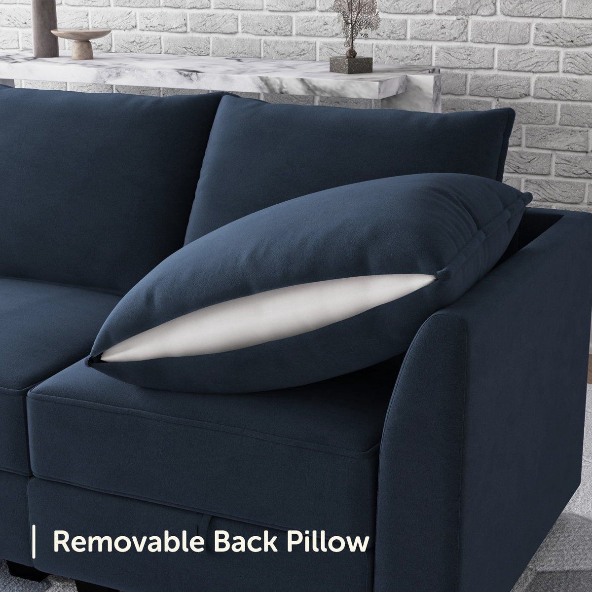 Sabira L Shaped Modular Sectional Couch