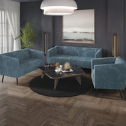 Schermick Corduroy 3 Piece Living Room Set