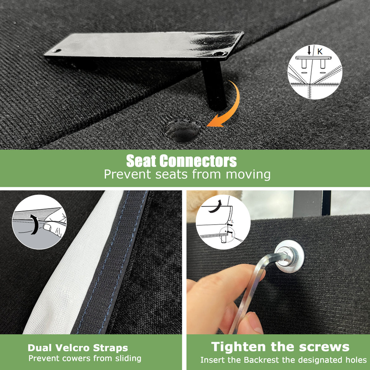 Sectional 2 Seater Sofa Couch With Convertible Ottoman, L Shaped Sofa,chenille Fabric