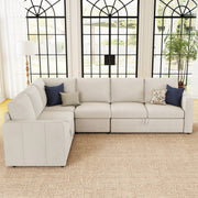 Seybert L Shaped Sofa Set Large Velvet Chenille Pullout Sofa Bed Modular Sectional Couch Convertible Sleeper