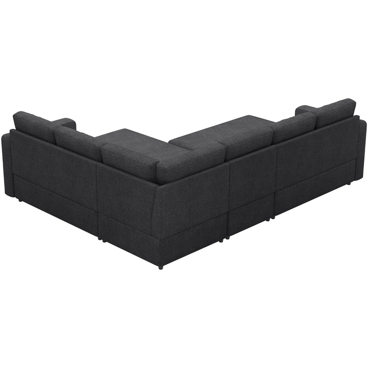 Seybert L Shaped Sofa Set Large Velvet Chenille Pullout Sofa Bed Modular Sectional Couch Convertible Sleeper