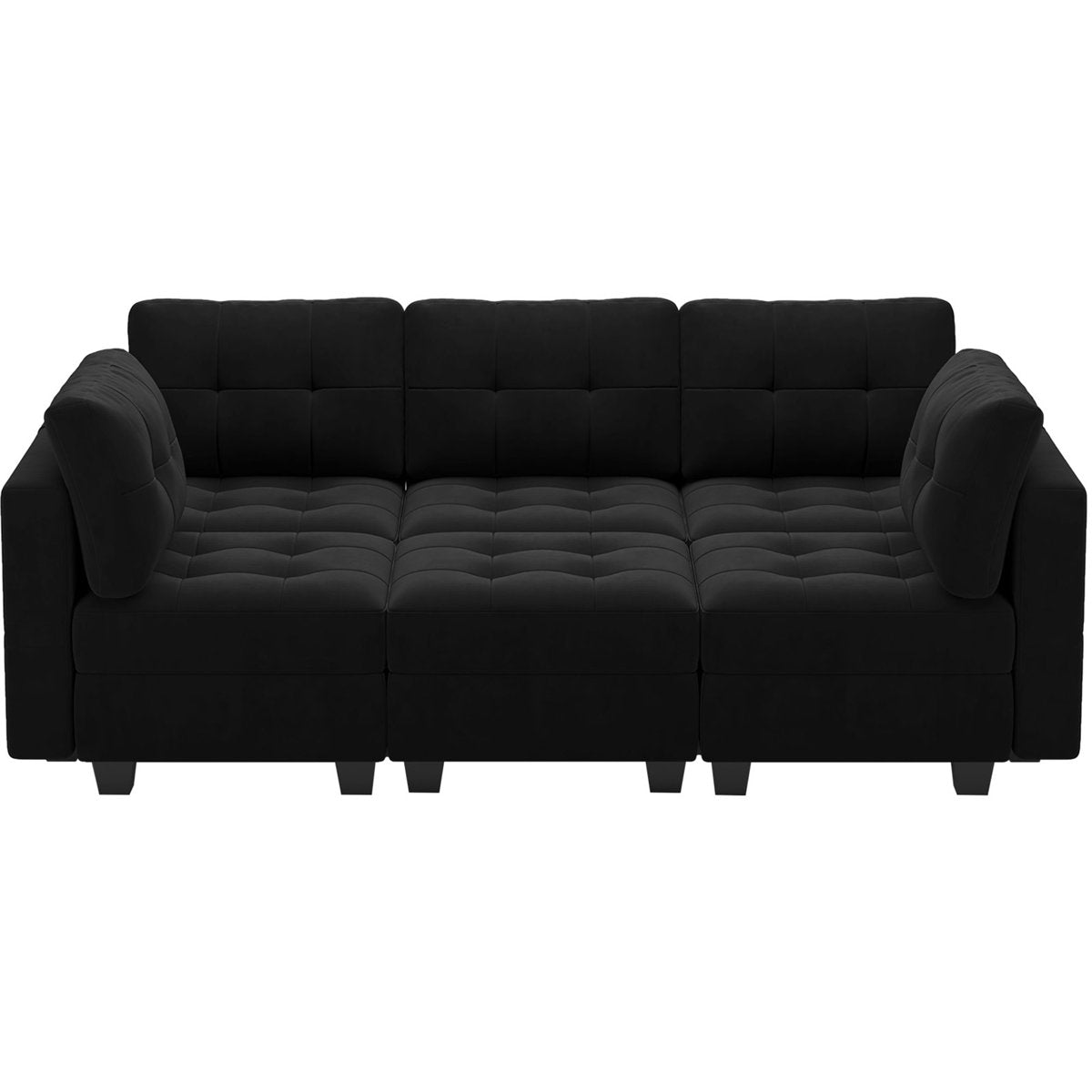 Soneson 7 - Piece Velvet Reclining Sectional